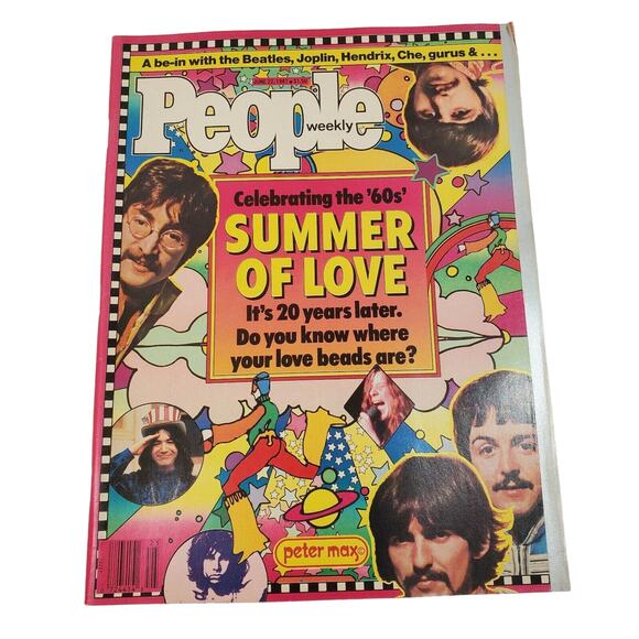 People Magazine June 22 1987 Summer of Love Celebrating the 60's - Picture 1 of 5